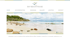 Desktop Screenshot of baybeachhouse.com.au